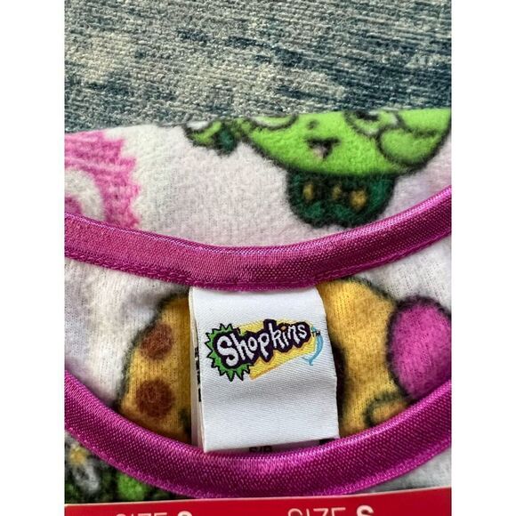 NEW! Moose Shopkins Girls Microfleece Nightgown Small - Picture 4 of 5